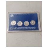 WWII Silver Quarter Collection 1942-1945