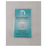 Benchmark Strategic Metals .999 Fine 1/8 Grain Gold Bar