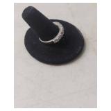 Sterling Silver CZ Eternity Band Ring