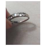 Sterling Silver CZ Eternity Band Ring