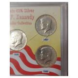 1965-1969 Kennedy Half Dollar 40% Silver Set