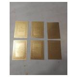 Baseball Legends Gold Edition Trading Card Collection