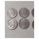 1976 Bicentennial & 1970s Eisenhower Dollar Coin Collection