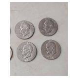 1976 Bicentennial & 1970s Eisenhower Dollar Coin Collection