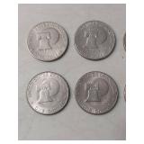 1976 Bicentennial & 1970s Eisenhower Dollar Coin Collection