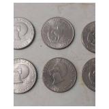 1976 Bicentennial & 1970s Eisenhower Dollar Coin Collection