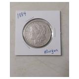 1884 Morgan Silver Dollar