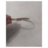 Sterling Silver Engraved Bangle