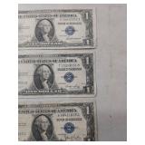 1935 Silver Certificate One Dollar Bills - Set of 3