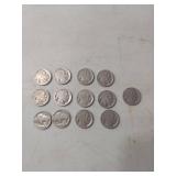 (13) Buffalo Nickel Collection