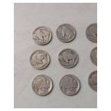(13) Buffalo Nickel Collection
