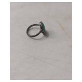 Natural Turquoise Silver Ring