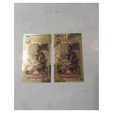 (2) Florida Goldback 1/2 Note