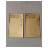 (2) Florida Goldback 1/2 Note