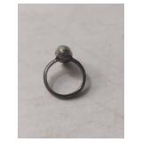 Green Turquoise Silver Ring