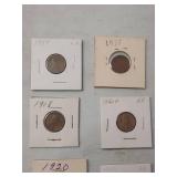 Lincoln Wheat Penny Collection 1918-1958