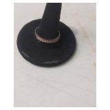 Sterling Silver Pink Band Ring