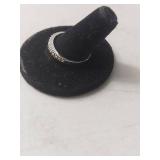 Sterling Silver Yellow Band Ring