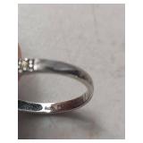 Sterling Silver Yellow Band Ring