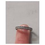 Sterling Silver Eternity Band Ring