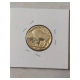24K Gold Plated Buffalo Nickel