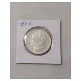 1881-S Morgan Silver Dollar