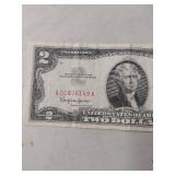 1963 Red Seal $2 Bill