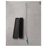 Turquoise Spike Pendant Necklace