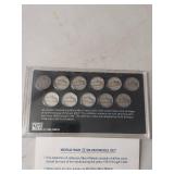 WWII Silver Jefferson Nickel Set with Certificate