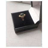 Emerald Ring in Box