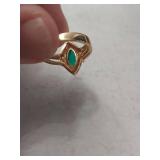 Emerald Ring in Box