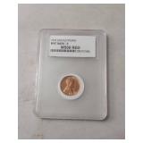 1944 Lincoln Wheat Penny MS68 Red