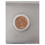 1944 Lincoln Wheat Penny MS68 Red