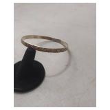 Sterling Silver Engraved Bangle Bracelet