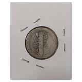 1916 Mercury Silver Dime