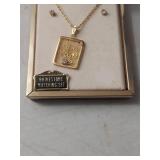 Rhinestone Necklace and Earring Set