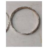 (2) Bangle Bracelets