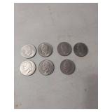 (7) Eisenhower Dollar Coin Collection