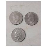 (7) Eisenhower Dollar Coin Collection