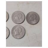 (7) Eisenhower Dollar Coin Collection