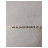 Crystal Studded Link Bracelet