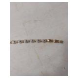 Crystal Studded Link Bracelet