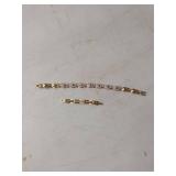 Crystal Studded Link Bracelet