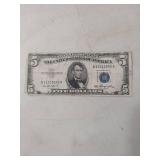 1953 $5 Silver Certificate