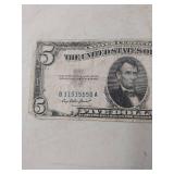 1953 $5 Silver Certificate