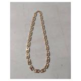 Geometric Link Chain Necklace