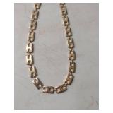 Geometric Link Chain Necklace