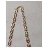 Geometric Link Chain Necklace