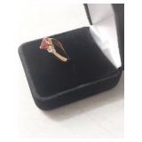 Red Heart Ring in Box