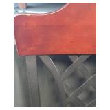 Adjustable Bar Stool with Lattice Back